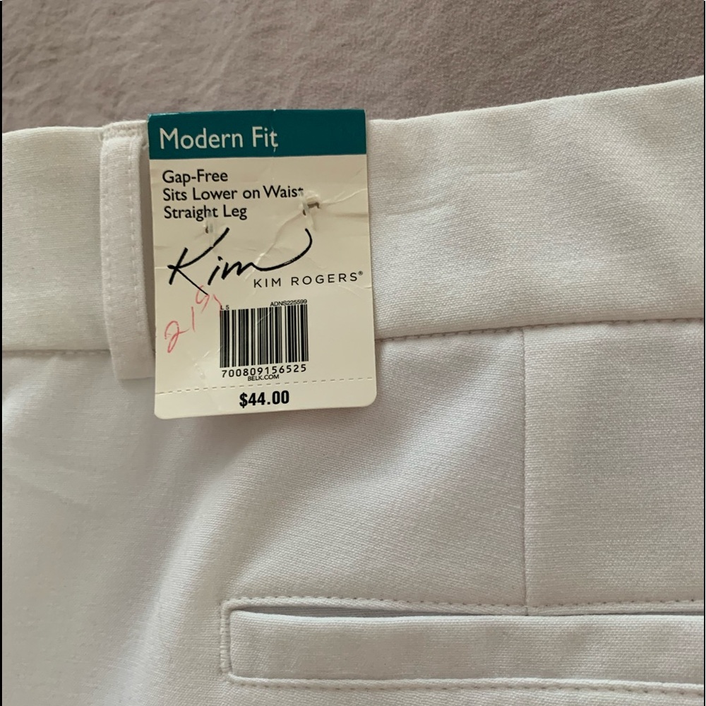Pants, Kim Rogers, size 16, color white - Picture 6 of 9